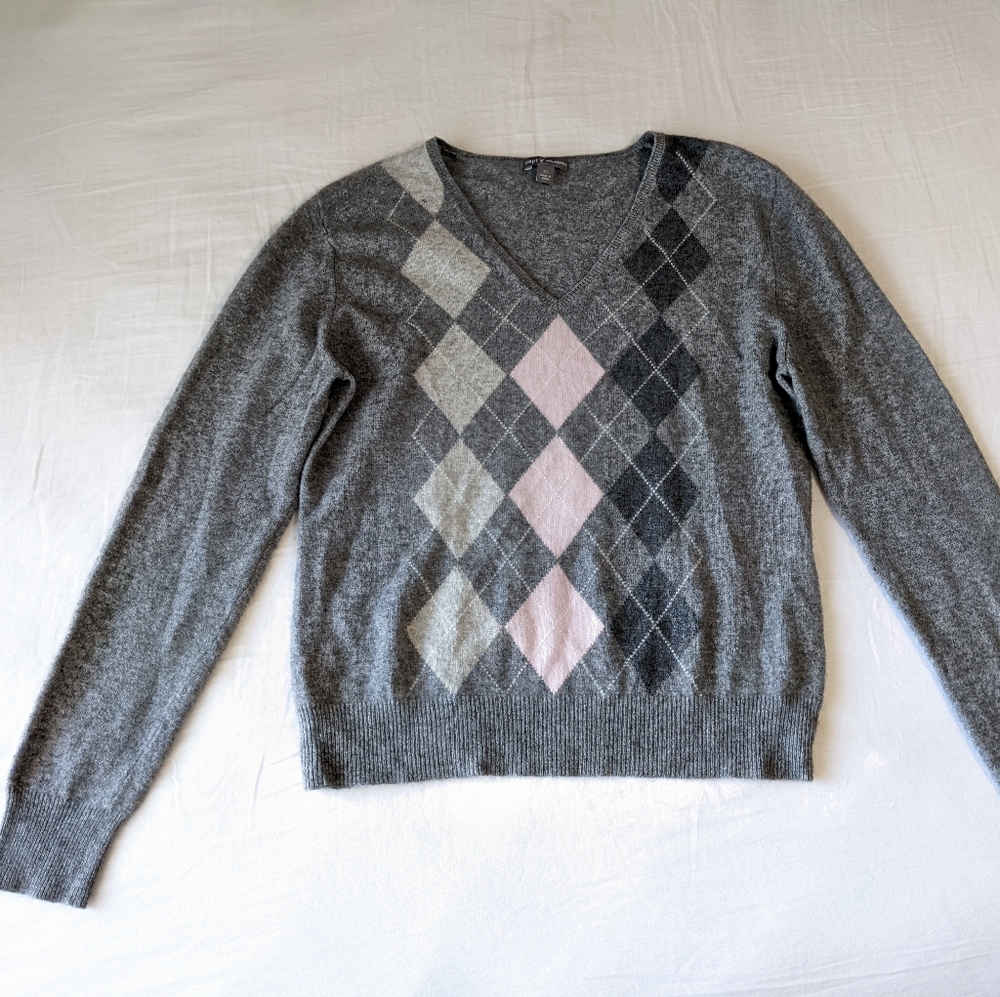 Apt 9 100% cashmere V-neck Sweater XL